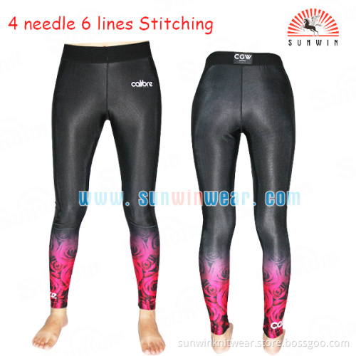 Oem manufactory custom super quality lycra Women Tights Active Yoga Running Pants Workout fitness yoga leggings